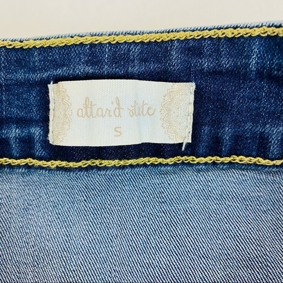 Altar’d State Front Snap Denim Skirt Size S - Picture 8 of 10